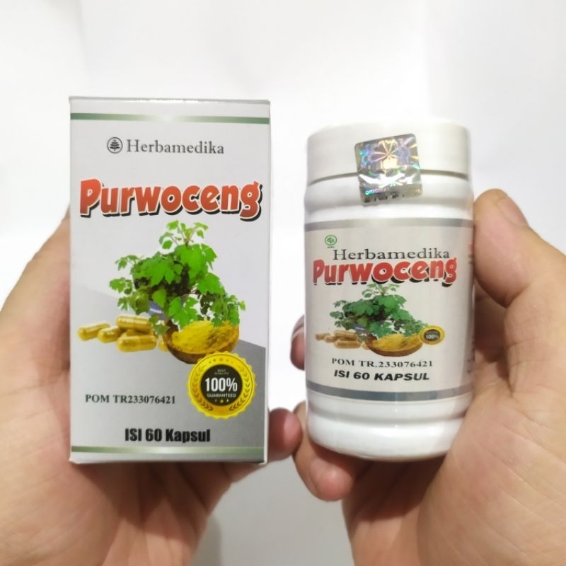 kapsul purwoceng Herbamedika POM TR isi 60 kapsul