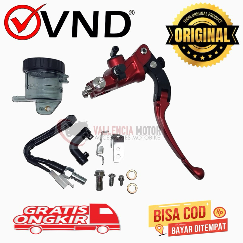 VND MASTER REM AK 111 RACE TABUNG PISAH BIG SMOKE CNC AK111 Radial Universal Ninja R RR Vario Satria