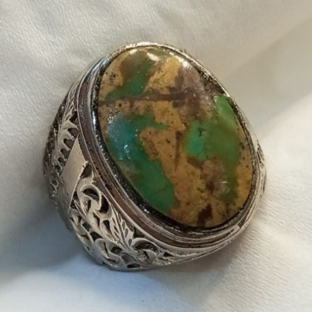 CINCIN PIRUS PERSIA HIJAU URAT EMAS APIK LAWASAN