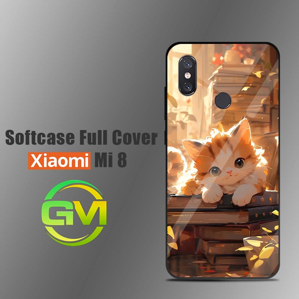Softcase Kilau Xiaomi Mi 8 | Mi 8LITE |GM35| MI 8 Lite Pelindung Hp Cover Silikon Silicon Green Mark