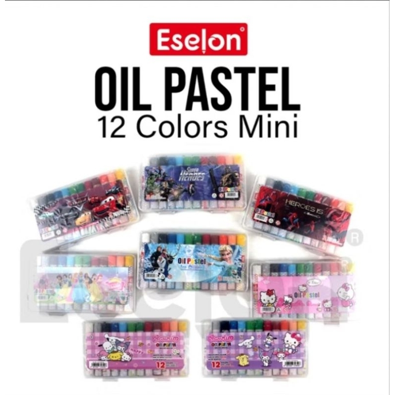 

Crayon MINI 12 Warna Oil Pastel / Crayon 12 warna Mini