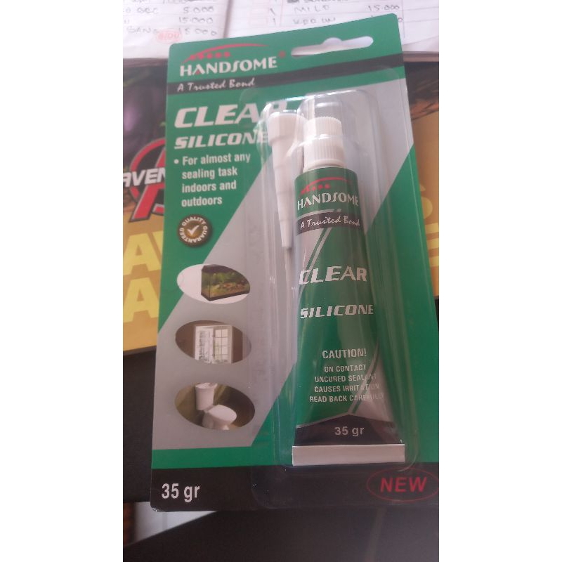 

Lem silicon sealant 35 gr ORIGINAL / clear sillicon rubber 35 gr