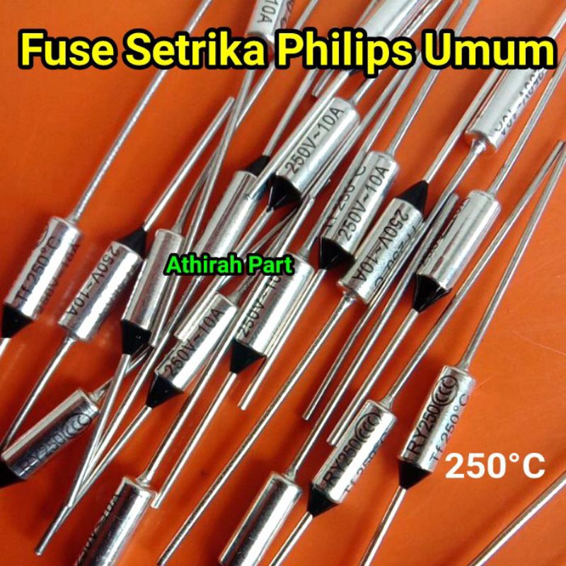 Fuse Setrika Philips Universal 250°c 10A 250V