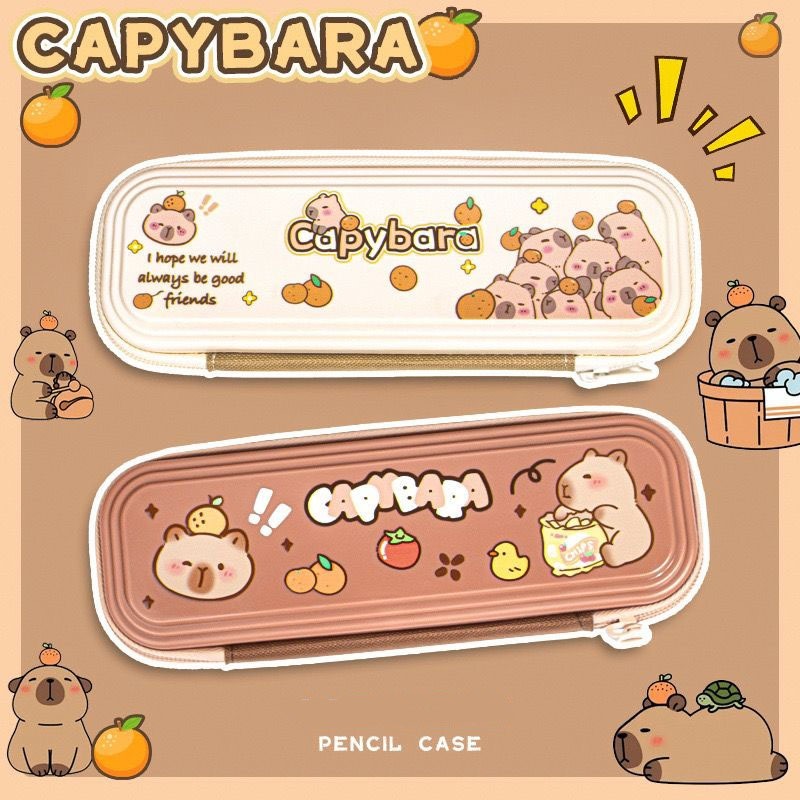 

batamall - KOTAK PENSIL ANAK PREMIUM KARAKTER CAPYBARA JENNIE #ST103 TEMPAT PENSIL SEKOLAH PAUD TK SD PENSIL BOX KOREA JEPANG KUALITAS IMPORT TEMPAT PENA WATERPROOF LUCU UNIK