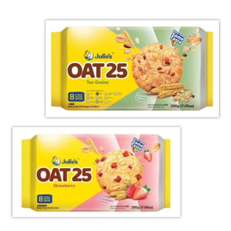 

Julies Julie's Oat 25 isi 200 gr 8 sachet Biskuit Cereal