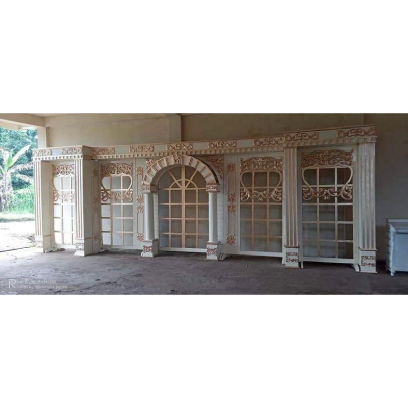 Gebyok pelaminan / Backdrop pelaminan / Gebyok ukir / Backdrop ukir / Dekorasi pernikahan / Dekorasi