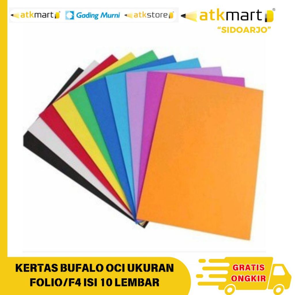 

KERTAS BUFALO OCI UKURAN FOLIO/F4 ISI 10 LEMBAR