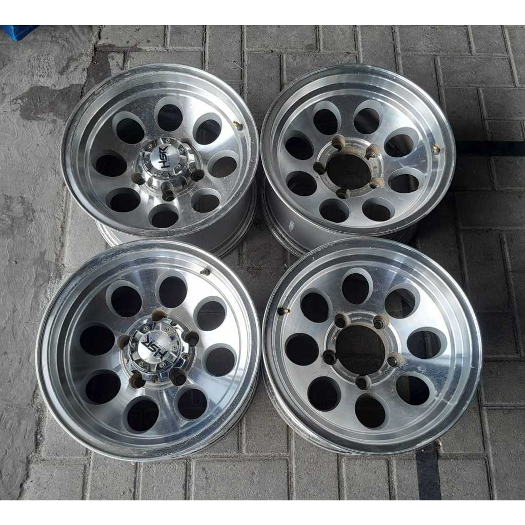 Velg Mobil Bekas Racing Duffy Ring 15 Lebar 8 Pcd 5x139 Et-23