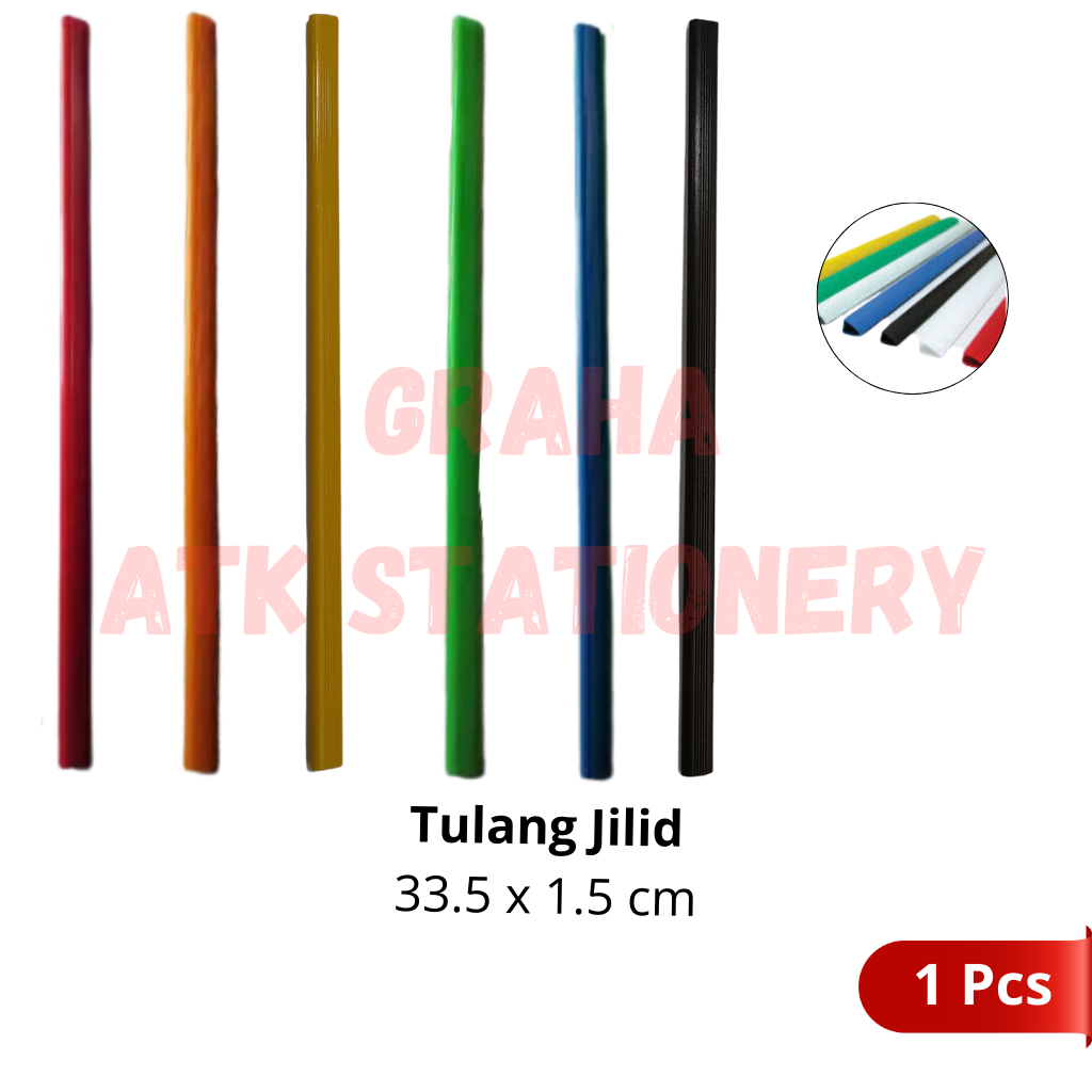 

[1 Pcs] Tulang Jilid Murah / Tulang Kliping Warna / Tulang Buku / Slide Binder Warna Murah