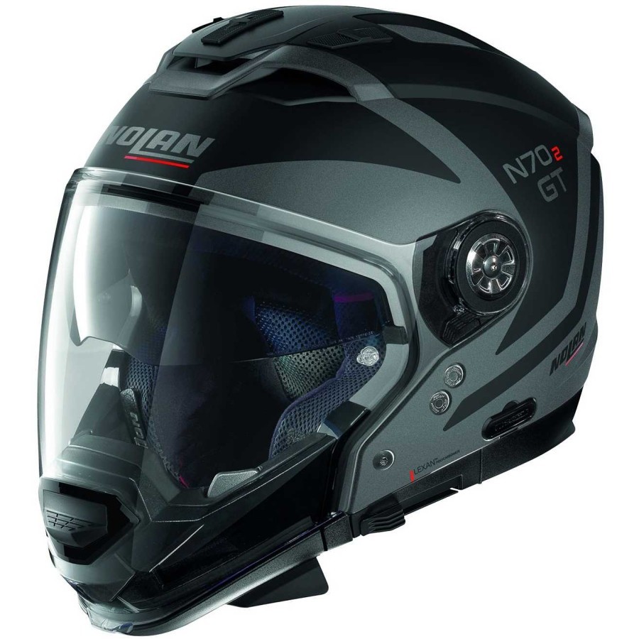 NOLAN N70.2 GT GLARING 46 Flat Lava Grey