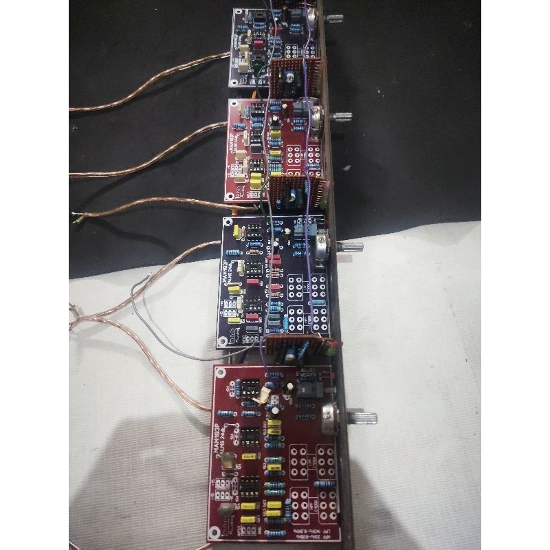 ALMS 24db 4 KIT + LED display + panel depan. tinggal pasang IC n pot dobel