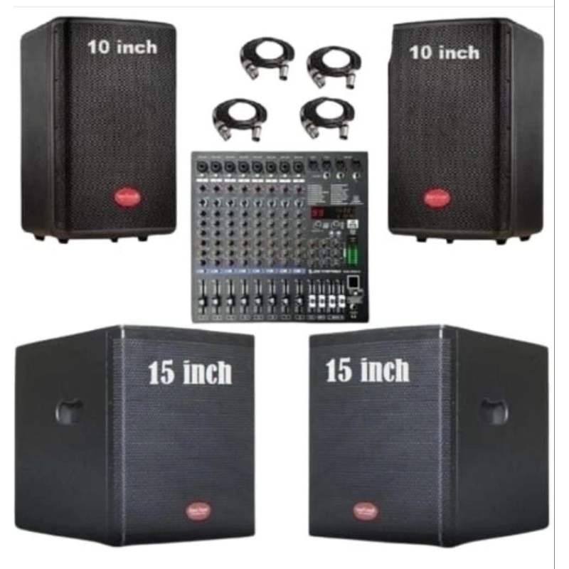 PAKET BARETONE 10IN SOUNDSYSTEM LAPANGAN SUB 15IN