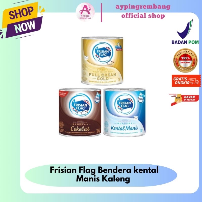 

Frisian Flag Bendera Kental Manis Kaleng 370 gr