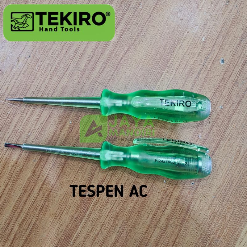 Tespen AC TEKIRO Tespen Listrik / AC Tester Srewdriver