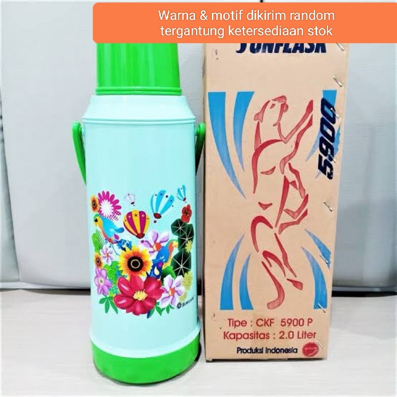 [SUNFLASK] TERMOS AIR PANAS 2, LITER