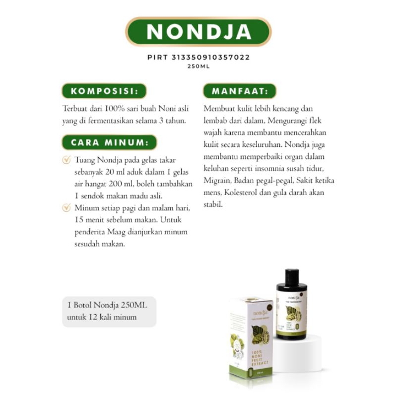 

Nondja, Sari Mengkudu di Fermentasi selama 3 tahun