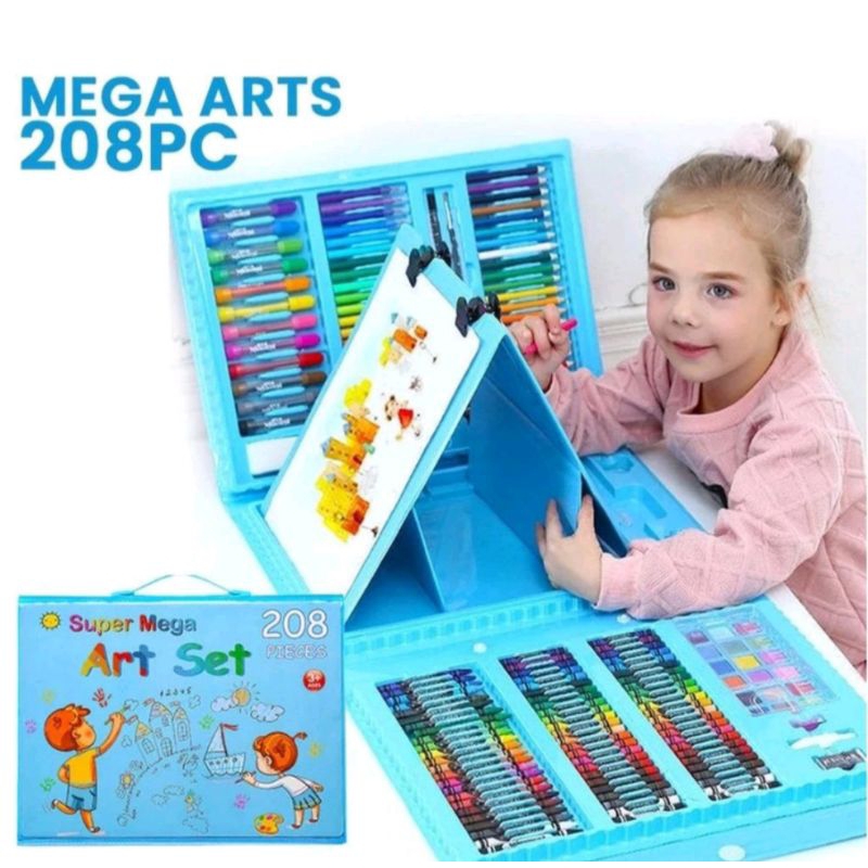 

Crayon Set 208 Pcs Alat Melukis Mewarnai Anak Set