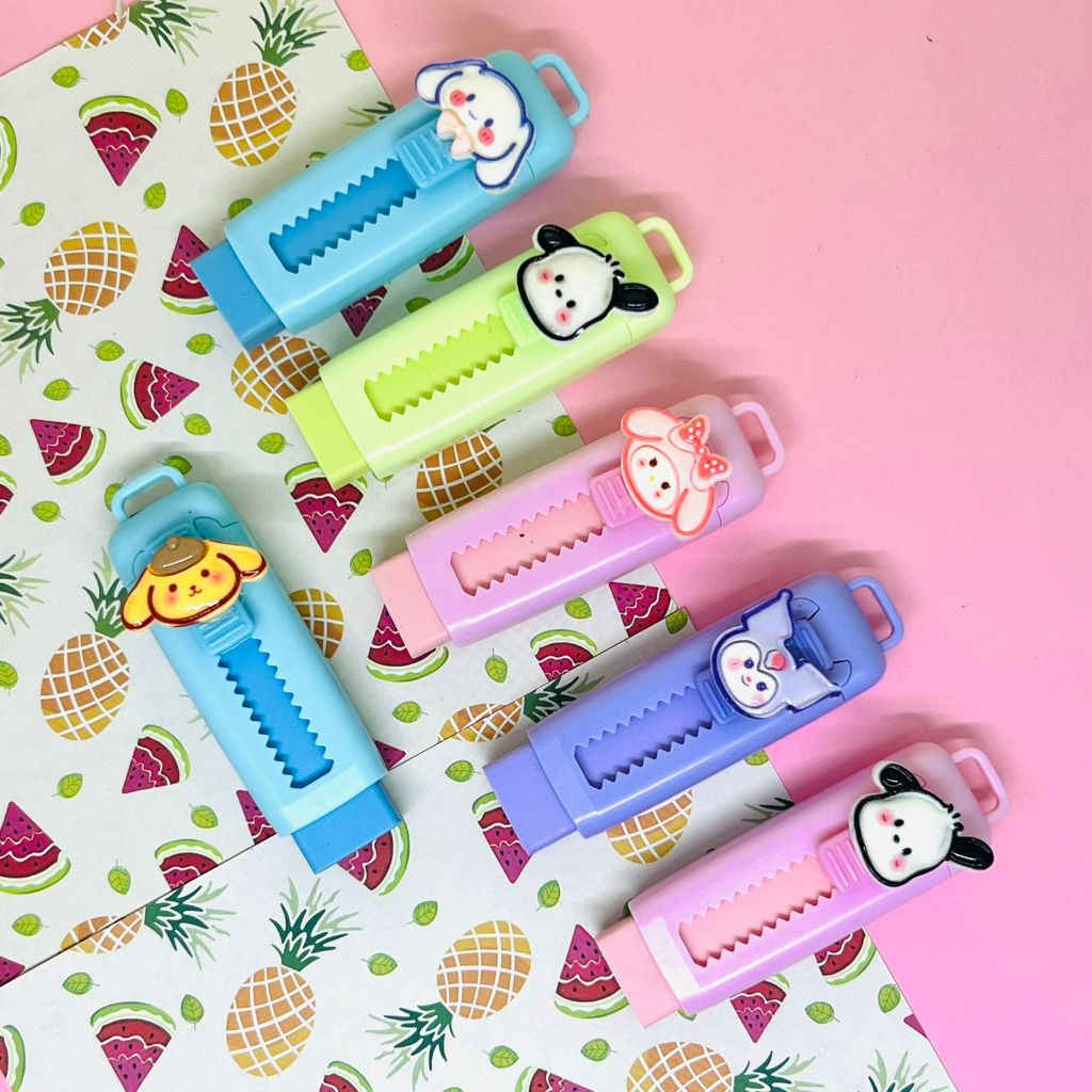 

Penghapus Karakter Lucu Pull and Push Sanrio, Unicorn, Capybara