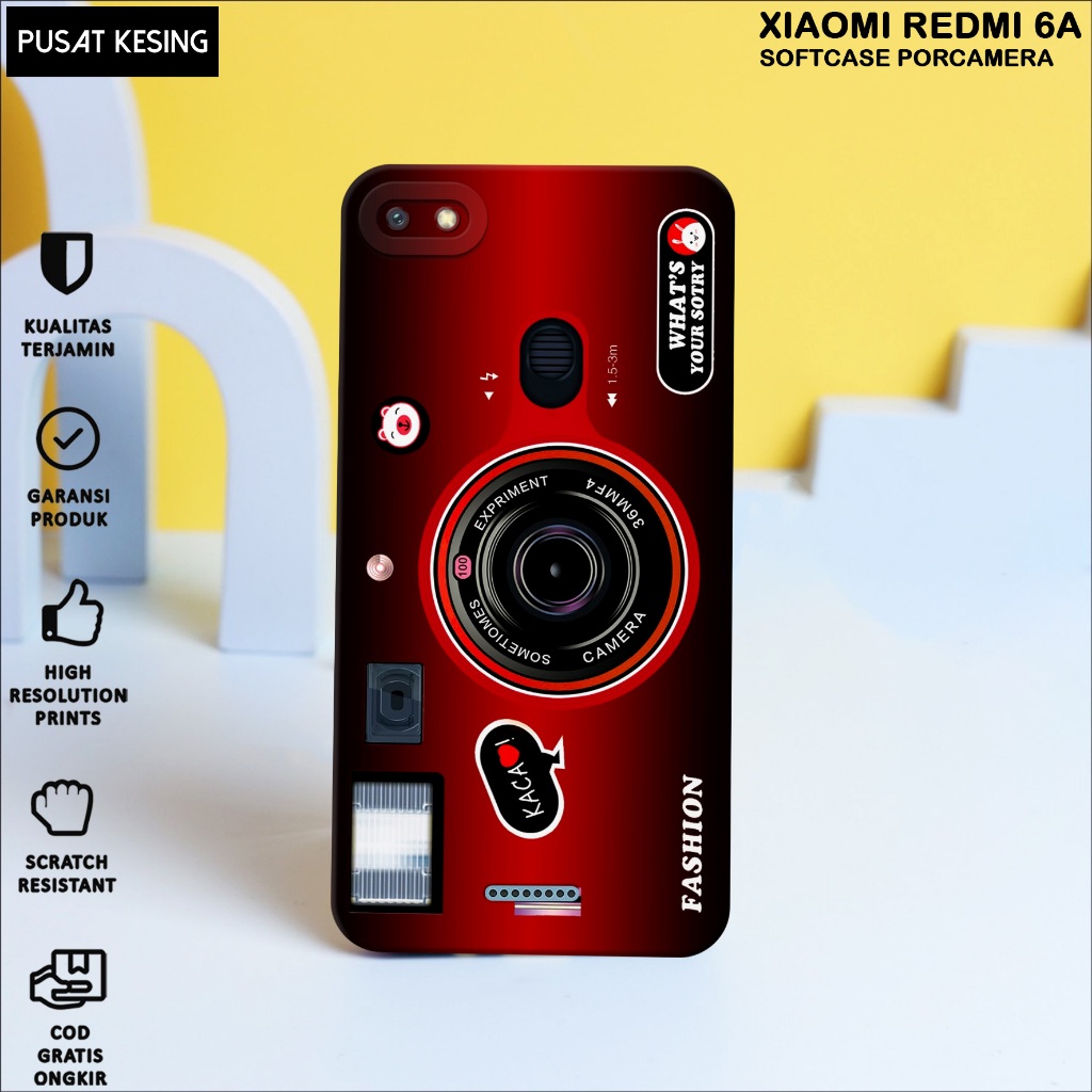 CASE XIAOMI REDMI 6A - Casing Hp Xiaomi Redmi 6A Motif CAMERA - Case Hp Xiaomi Redmi 6A - Casing Hp 