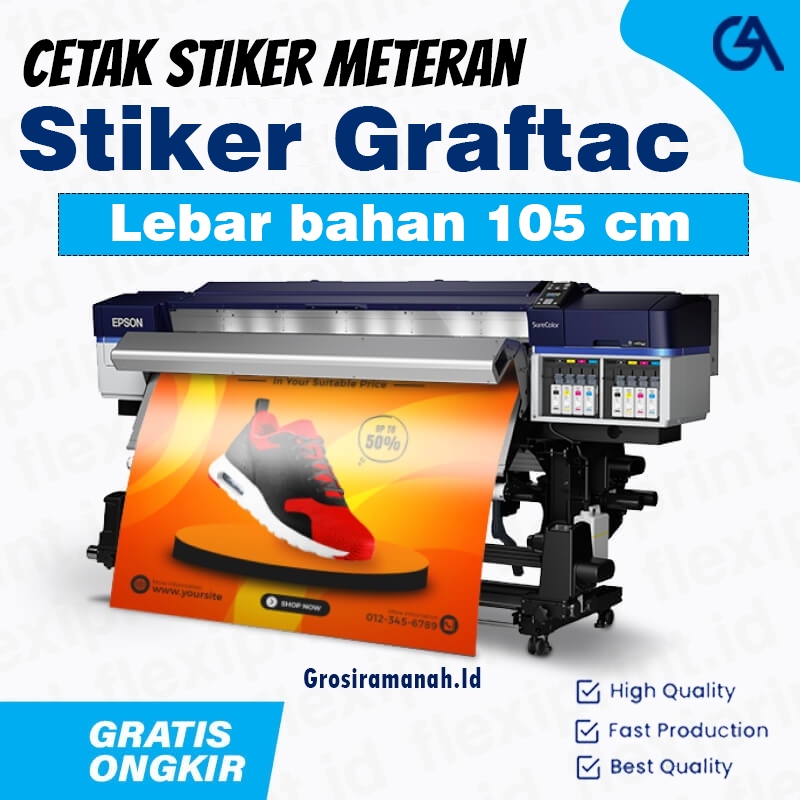 

Cetak Stiker Quantac Meteran Murah Custom Design