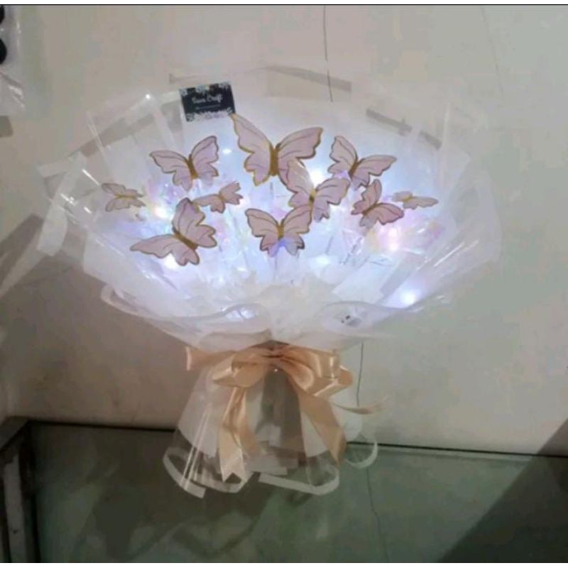 Topper kupu kupu /hias kue tart / dekorasi cake bucket