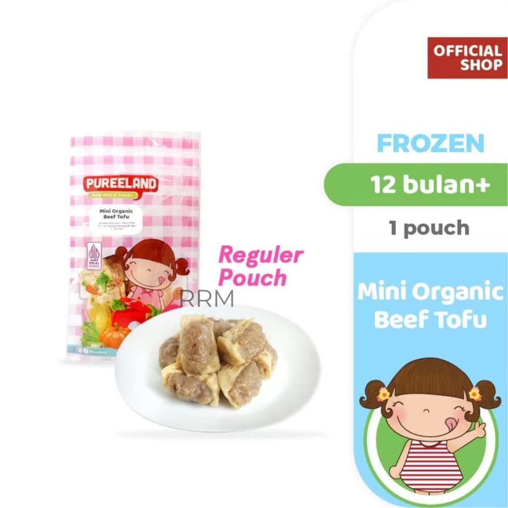 

12+ PUREELAND ORGANIK BEEF TOFU/ TAHU ISI DAGING MPASI ANAK