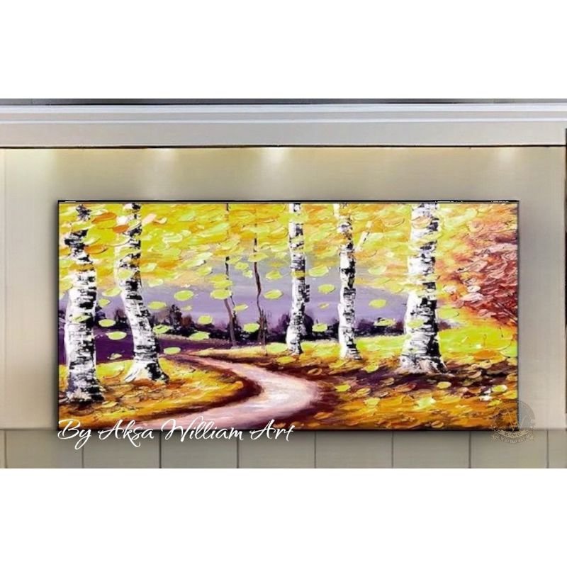 

lukisan dinding rumah pohon abstrak