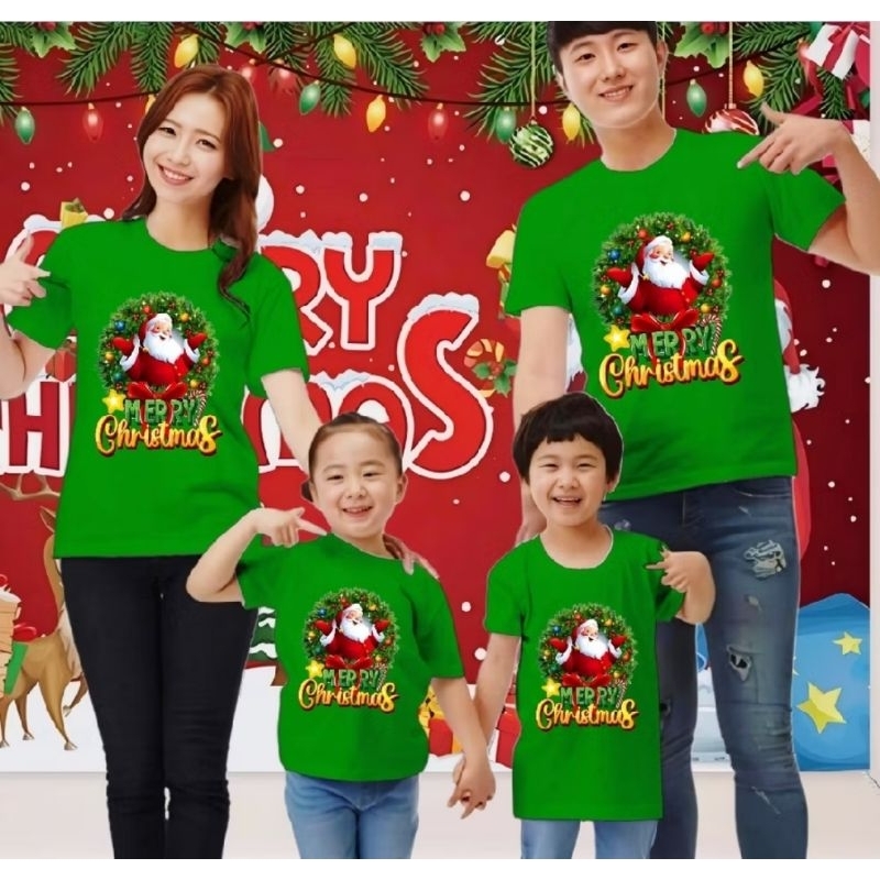KAOS NATAL COUPLE KELUARGA 2024 KAOS NATAL MERRY CHRISTMAS [[[ SINTERCLASS ]]]  KAOS NATAL KELUARGA 