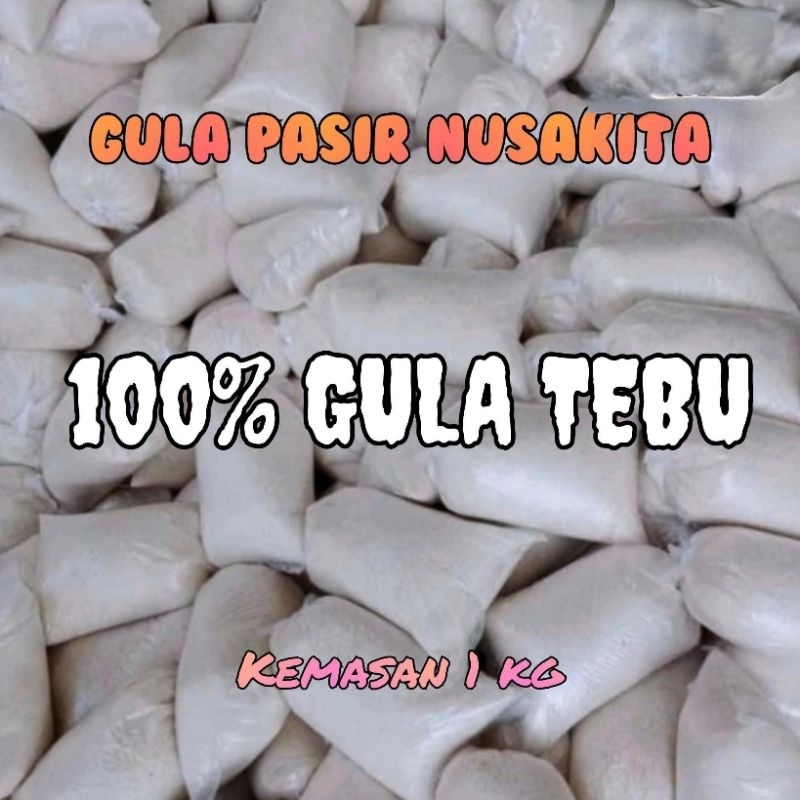 

Gula Pasir Timbangan 1kg Los Nusakita Raja Gula Murah Berkah