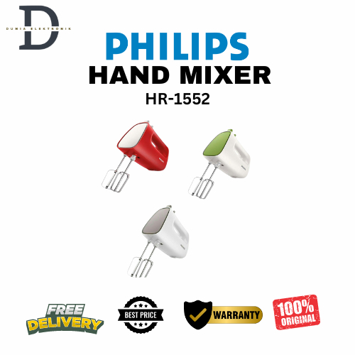 HAND MIXER PHILIPS - HR 1552 - 170W