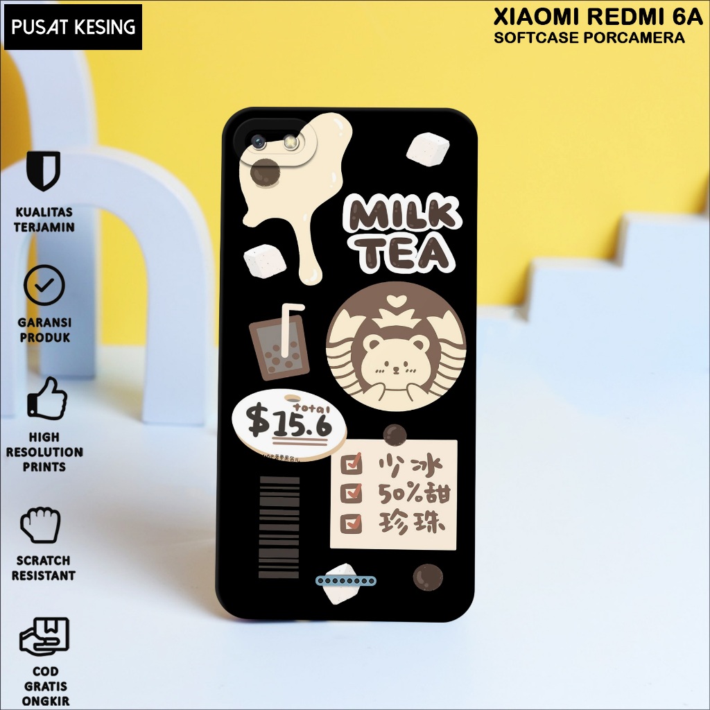 CASE XIAOMI REDMI 6A - Casing Hp Xiaomi Redmi 6A Motif STARBUKS - Case Hp Xiaomi Redmi 6A - Casing H