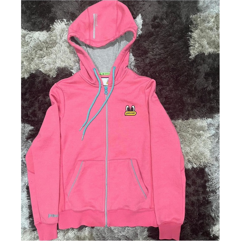 Pancoat Hoodie Zipper Pink