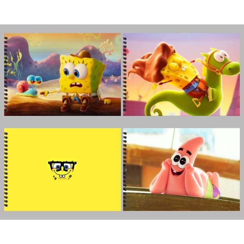 

BUKU GAMBAR PREMIUM A4 BUKU SKETSA PREMIUM A4 RING - SPONGEBOB EDITION