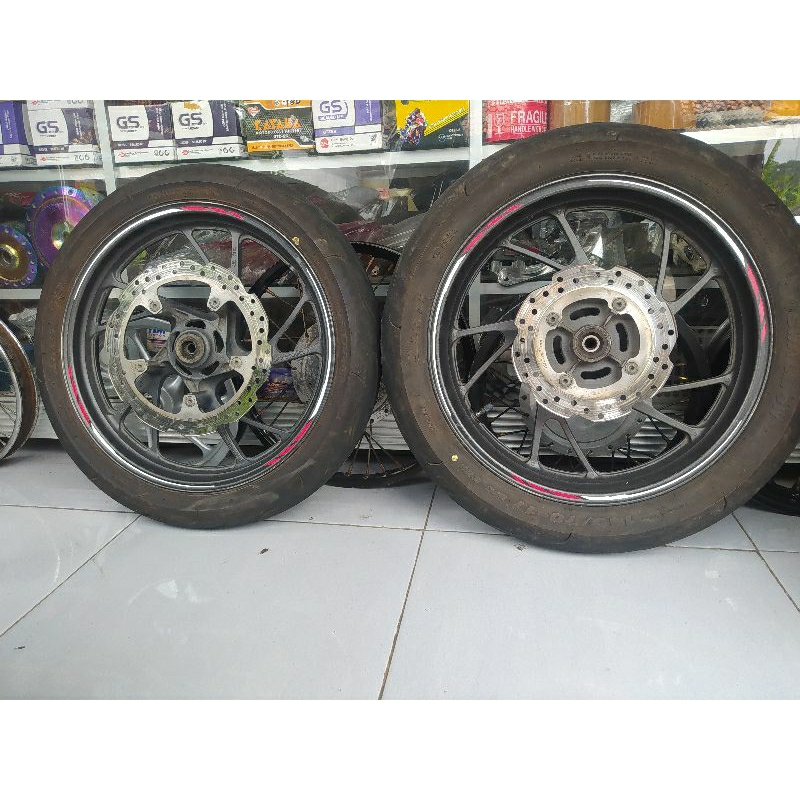 VELK VELG DEPAN belakang Honda all new CB150R V3 cb 150 X non ban ORIGINAL