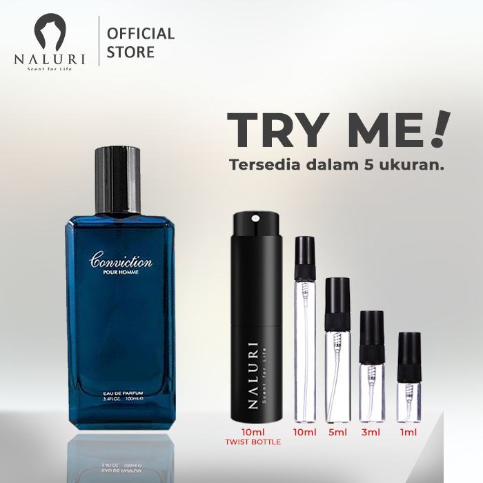 TRY ME Fragrance World Conviction Pour Homme EDP for Men