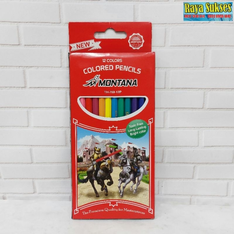 

Colored Pencils Montana 12 Warna Panjang/Pensil Warna 12 Panjang/Montana