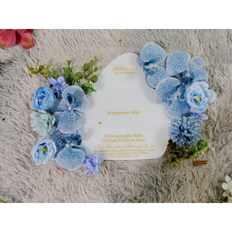 Paket lengkap bunga dekorasi mahar dan dekor lamaran, warna terlengkap dan termurah