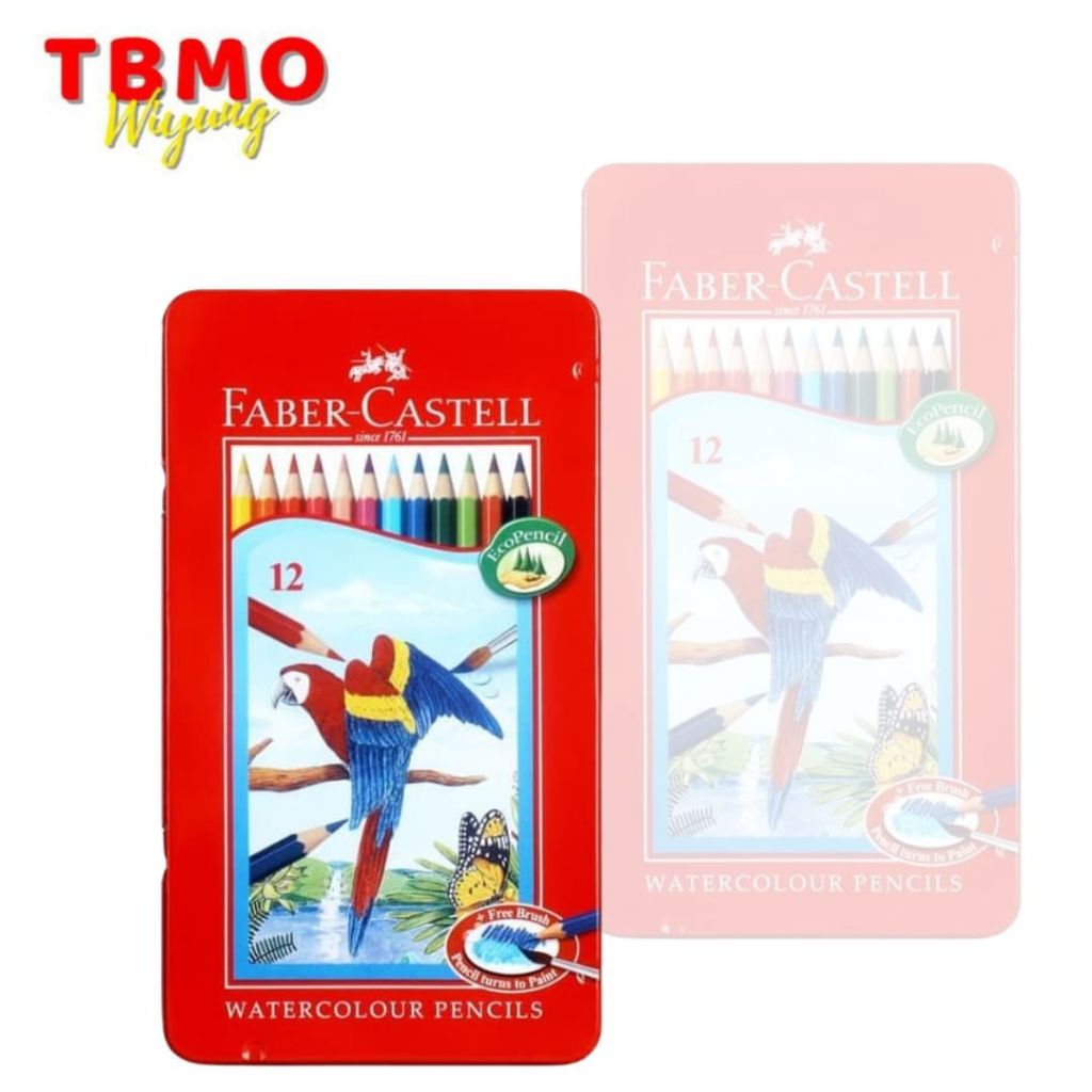 

Tbmo Water Colour Pencils Tin Case 12 Warna Faber-Castel 115913