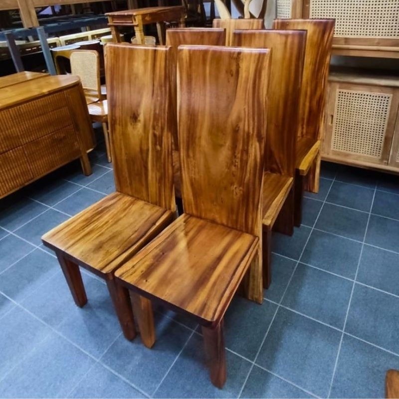 KURSI MAKAN MODEL BLOK/KURSI MAKAN KAYU TREMBESI