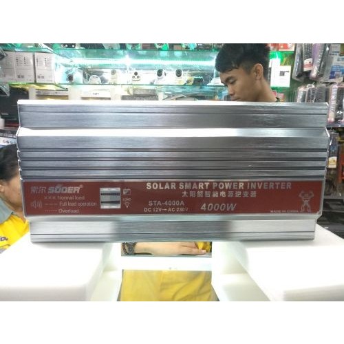 Solar Smart Power Inverter 12v 4000 watt SUOER STA-4000W LED