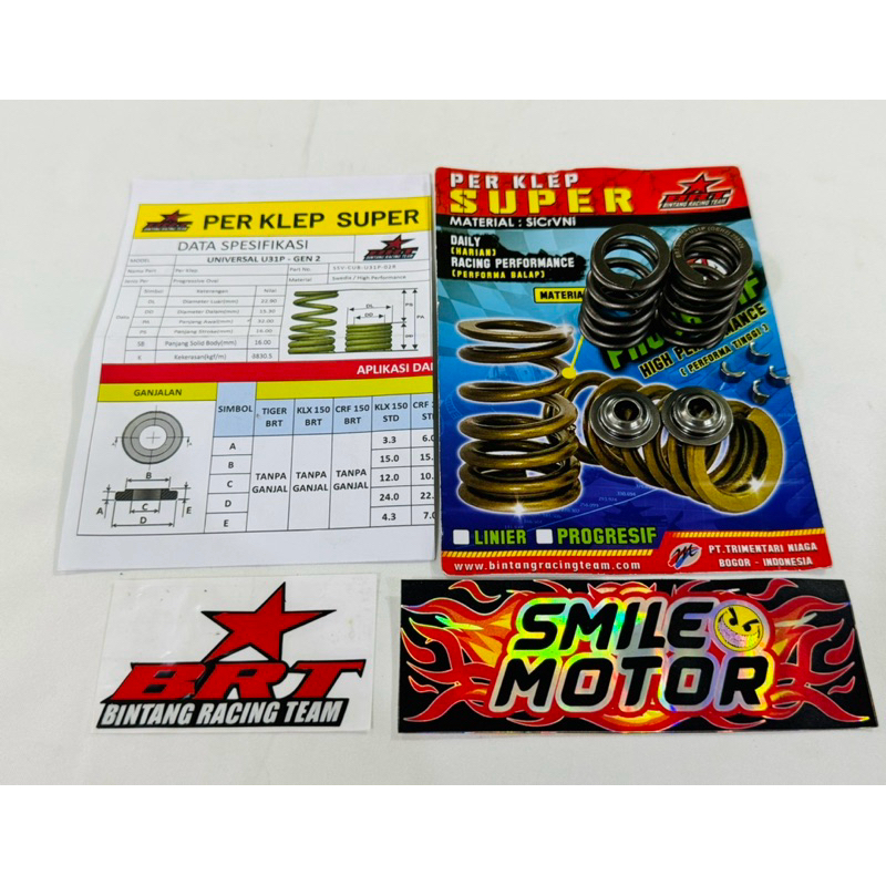 PER KLEP RACING BRT UNIVERSAL BEBEK MATIC +RETAINER MIO JUPITER Z
