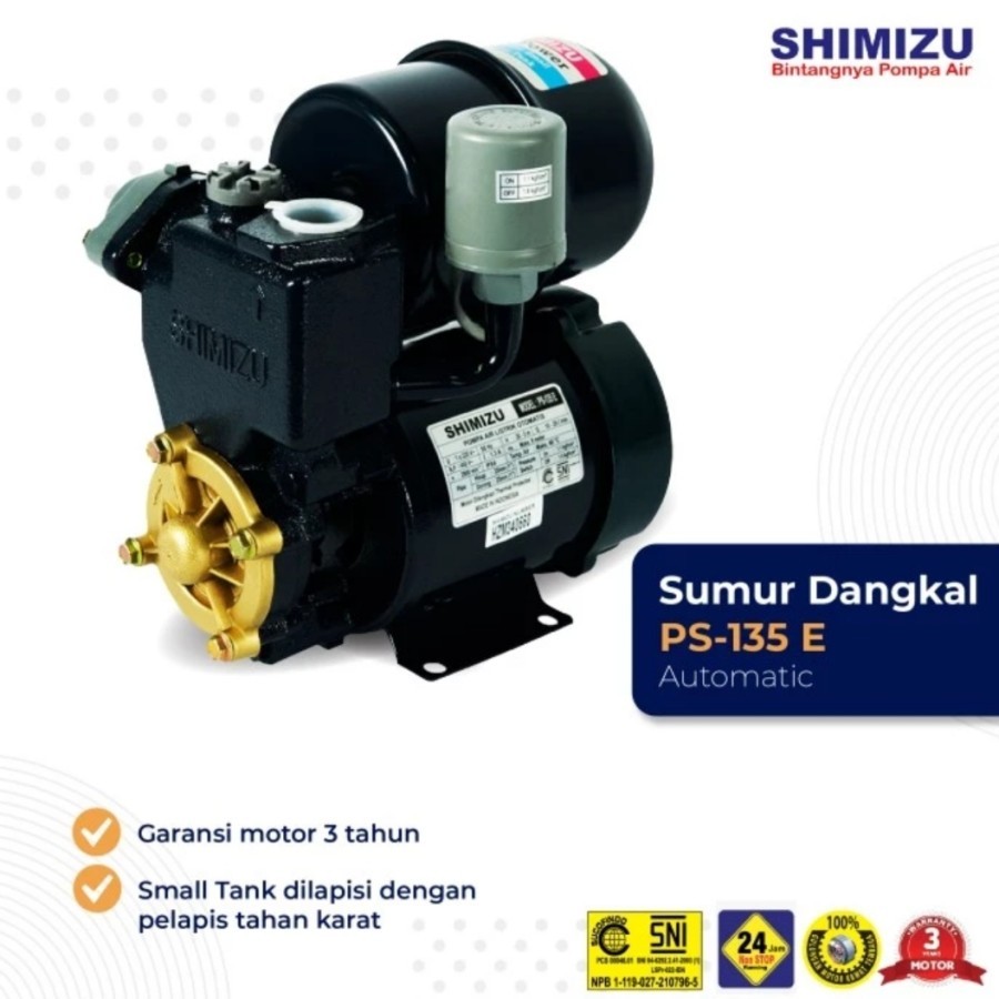 POMPA AIR SHIMIZU PS-135E 135 AUTO 125WATT