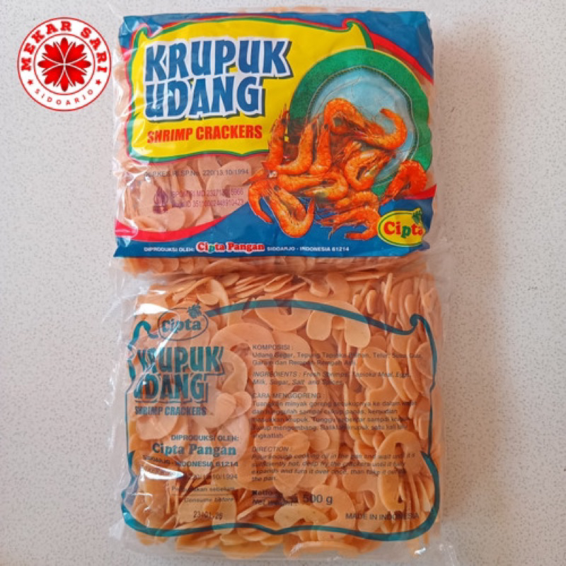 

kerupuk udang bentuk mente 1 ball 5kg