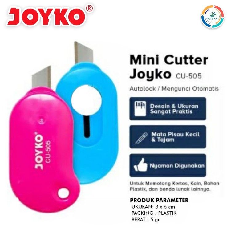 

Mini Cutter Pemotong Joyko CU-505 Pisau Kecil