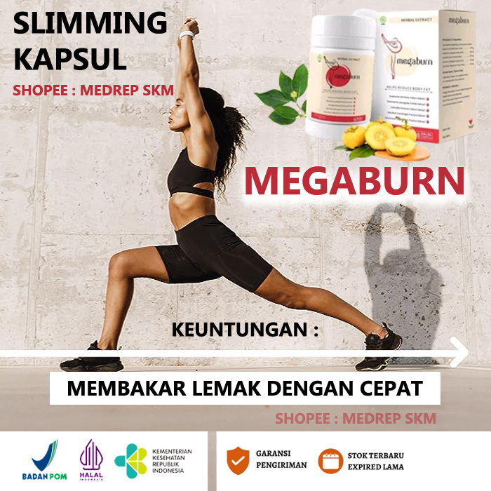 Megaburn Slimming Pro Support Capsule Original Obat Diet Pelangsing Tubuh