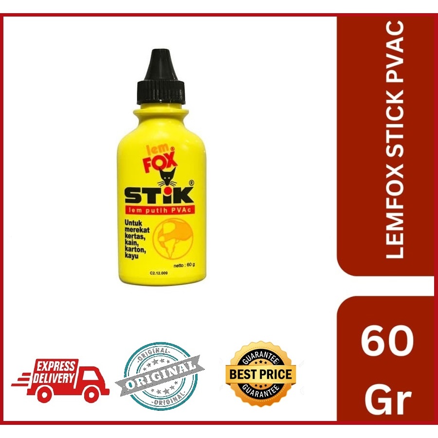 

LEM FOX STIK 60 GR | LEM SERBAGUNA