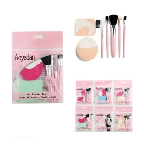 KUAS SPON SET  / KUAS MAKE UP 7 IN1