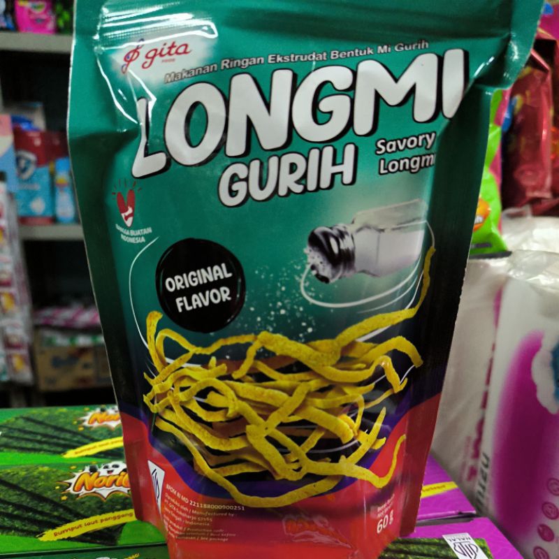 

Longmi Gurih Orginal Flavor Gita Food 60 Gram