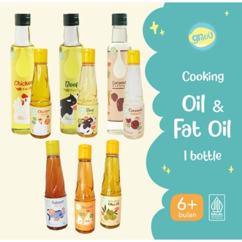 

Grouu - fat oil / minyak lemak - MPASI BB Booster