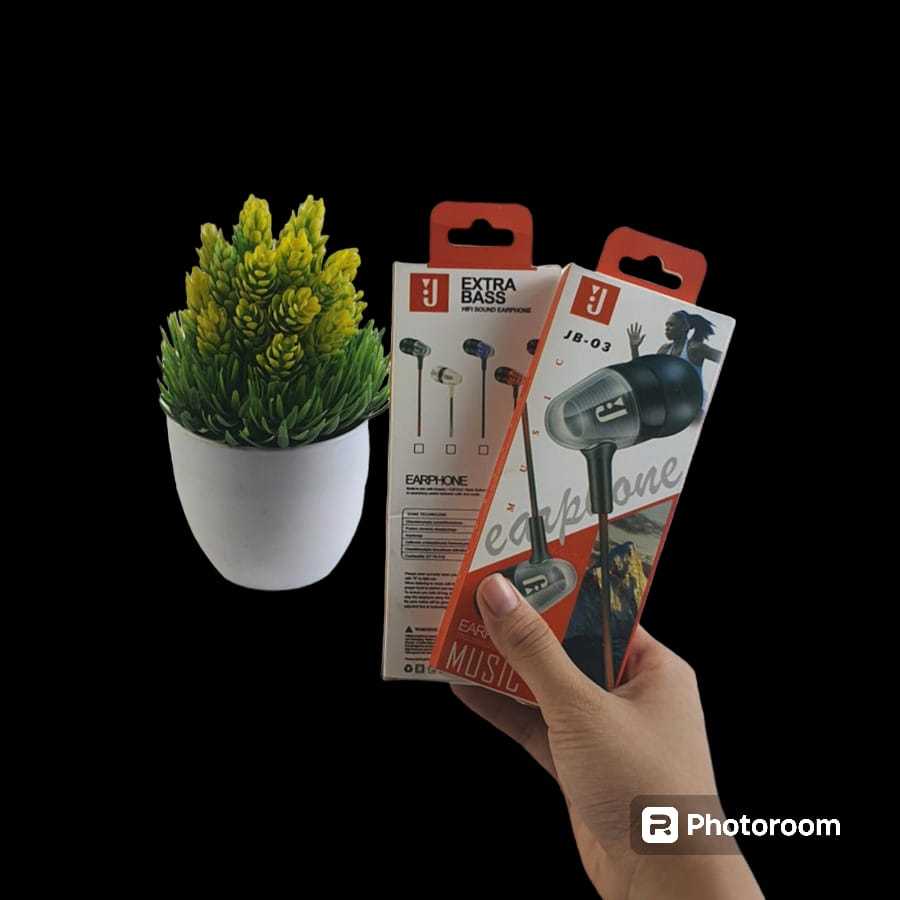 Hf / Headset JBL JB03 Wict Mic Super Bass / Headsfree JB-03 Plus Pack Import